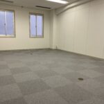 タイルカーペット貼替え　原状回復工事